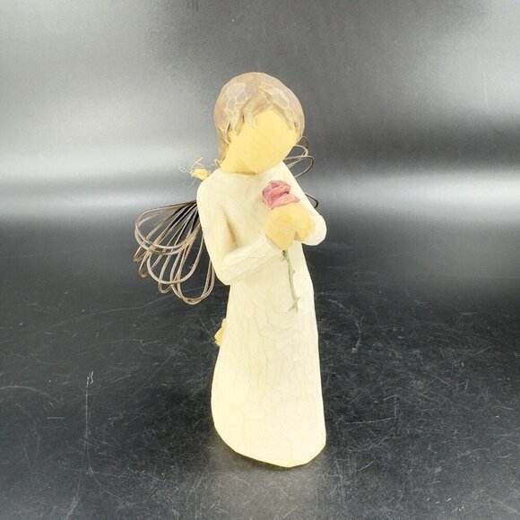 2002 Willow Tree Resin Angel Figurine Ornament Loving Angel Demdaco Susan Lordi - Picture 10 of 11
